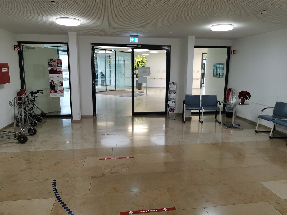 german hospital corridor