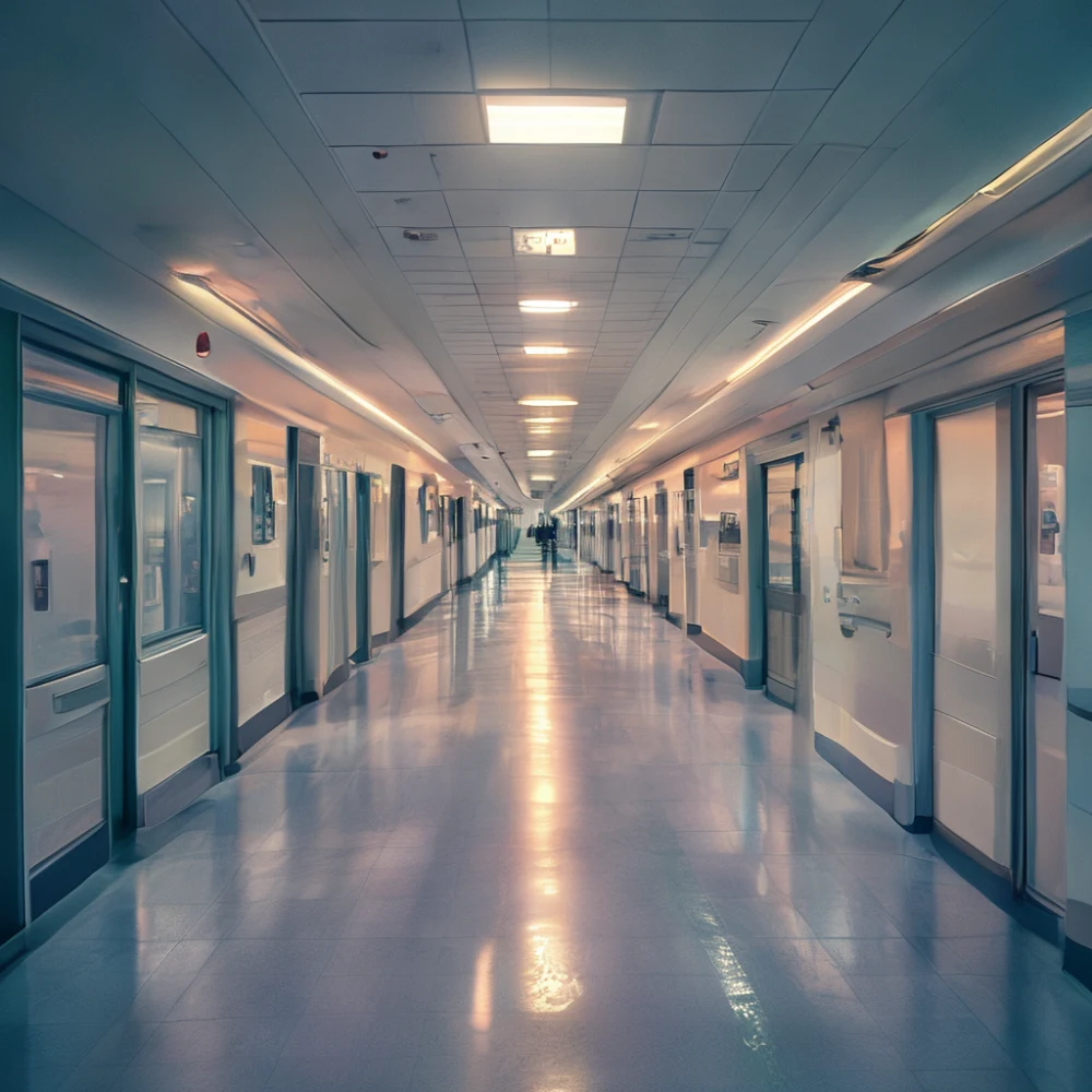 corredor de hospital alemán