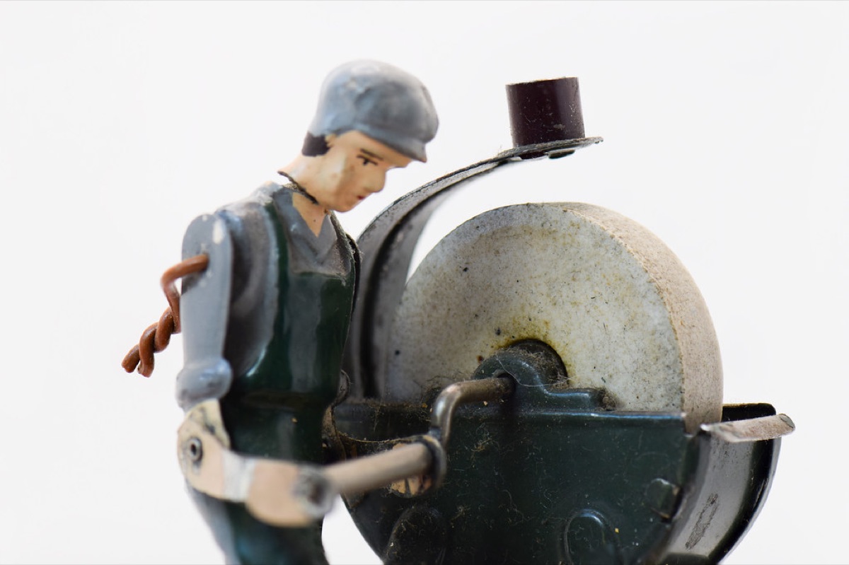 Deutsche Werkstatt mit Arbeitern