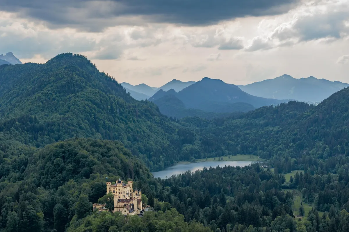 hohenschwangau, mountains, germany, allgau, bavaria, alps, landscape, nature, castle, fairytale castle, lake, panorama, germany, castle, castle, castle, castle,