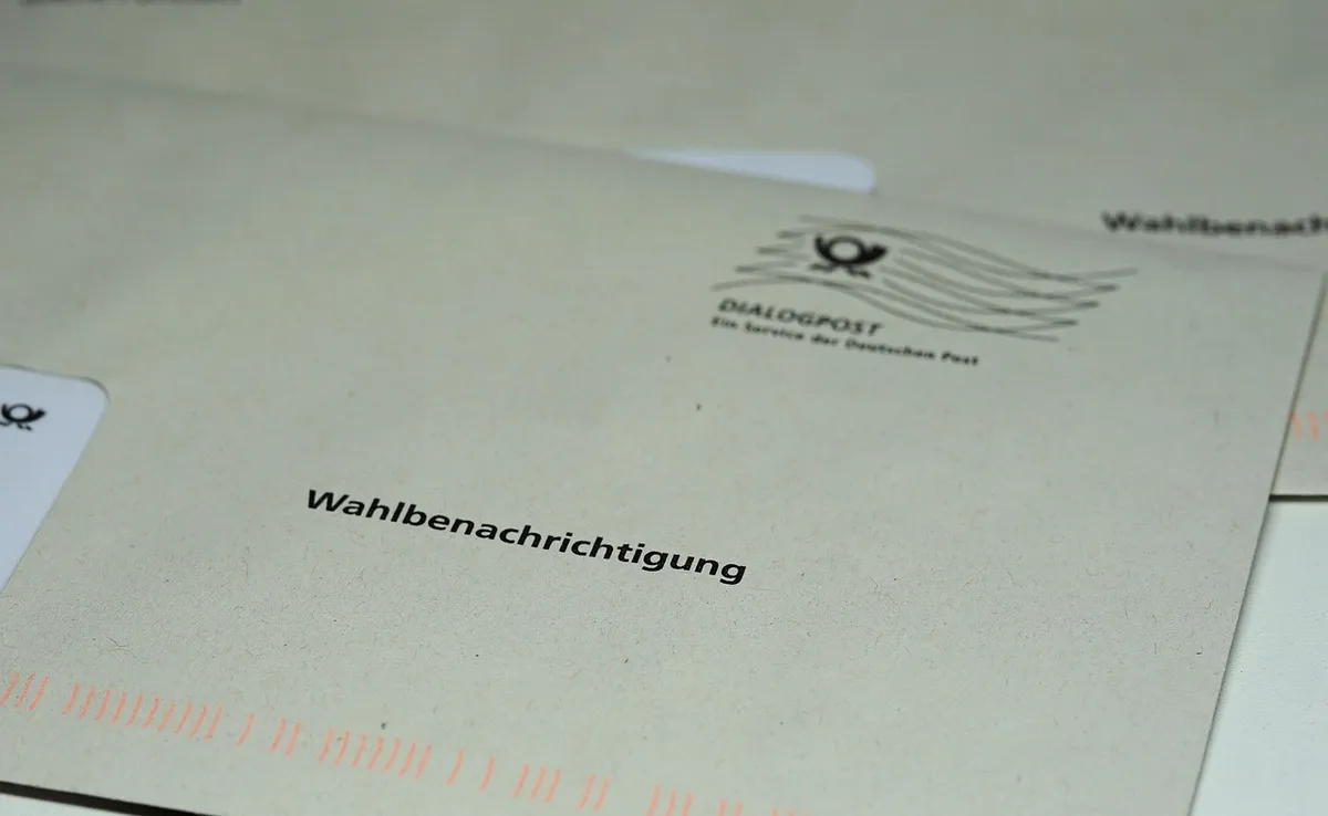 federal election, election notification, letter choice, choice, letter, democracy, bundestag, post office, federal election, federal election, federal election,